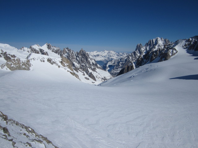 Glacier du G&eacute;ant von der Punta Helbronner aus