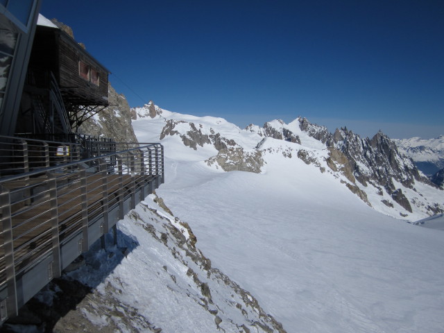 Glacier du Géant von der Punta Helbronner aus