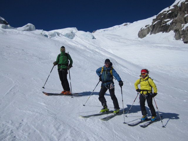 Herbert, Wolfgang und Anabel bei den S&eacute;racs du G&eacute;ant