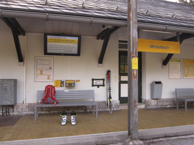 Bahnhof Mitterbach am Erlaufsee, 801 m