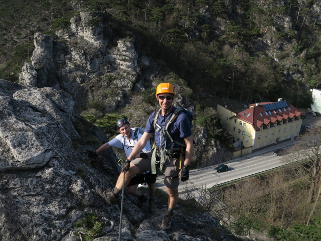 Erich und ich im schönen Quergang