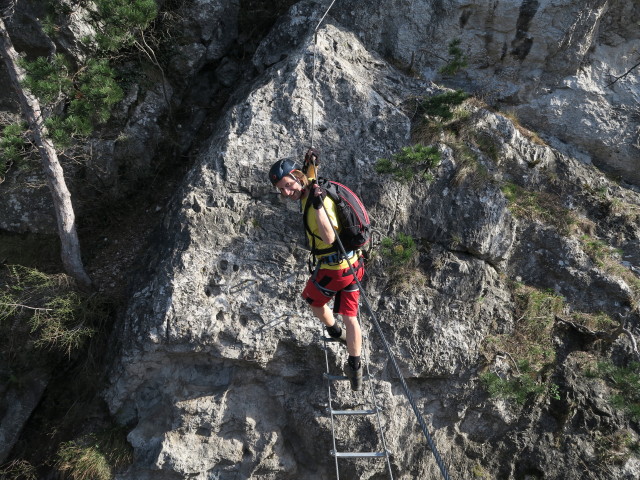 J&ouml;rg auf der Seilbr&uuml;cke