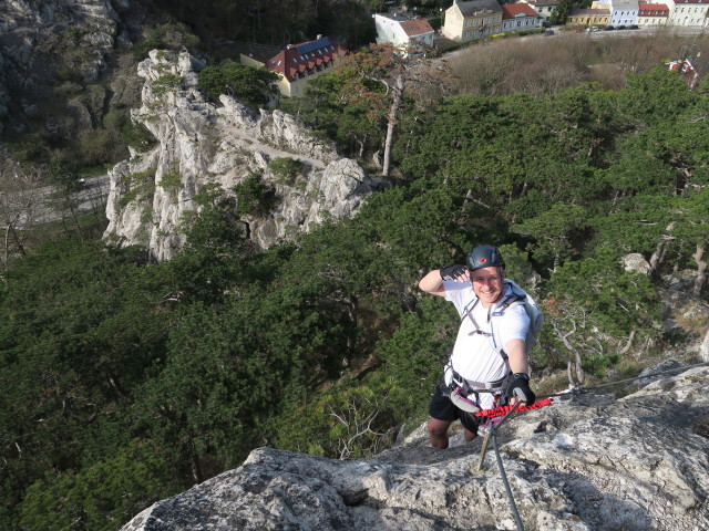 Erich im luftigen Quergang