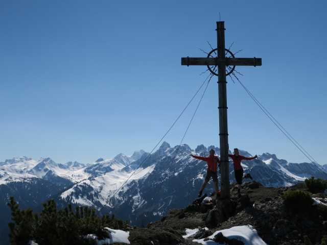 Ich und Marisa auf der Davenna, 1.881 m