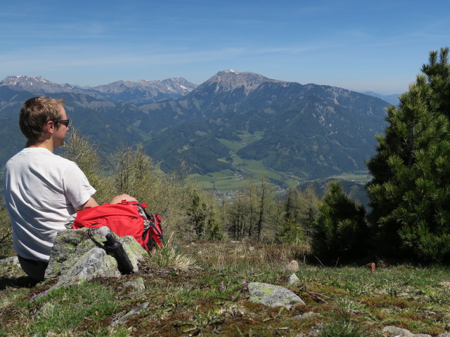 Ich zwischen Alpsteigerh&uuml;tte und Mitterkogel
