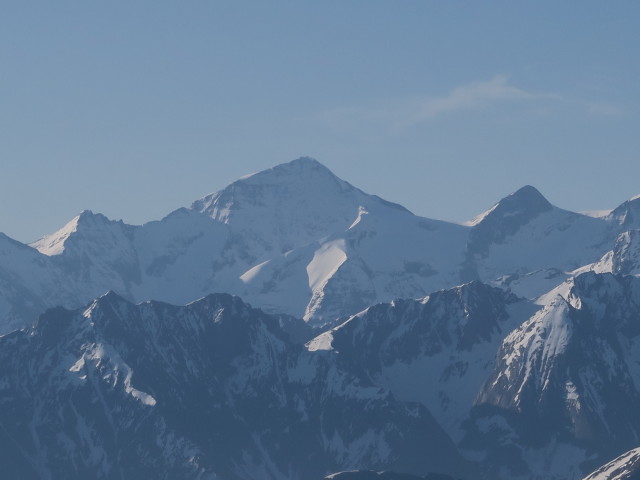 Gro&szlig;es Wiesbachhorn vom Manlitzkogel aus (29. Mai)