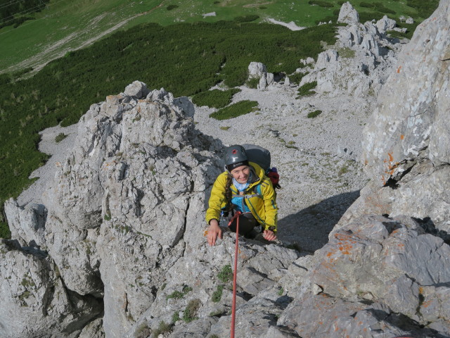 Fledermausgrat: Johanna in der 3. Seill&auml;nge (18. Juni)