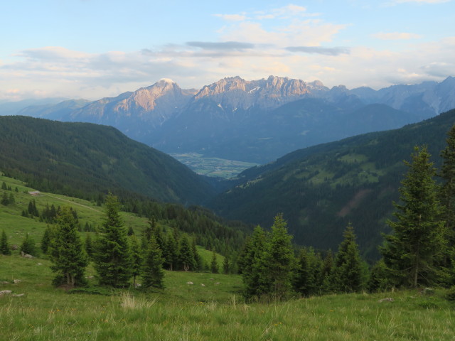 Lienzer Dolomiten vom Wiener Höhenweg aus (1. Juli)