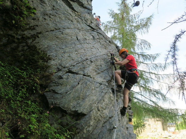 Klettersteig 'Burg Heinfels': Erich und Hannelore im Familienklettersteig