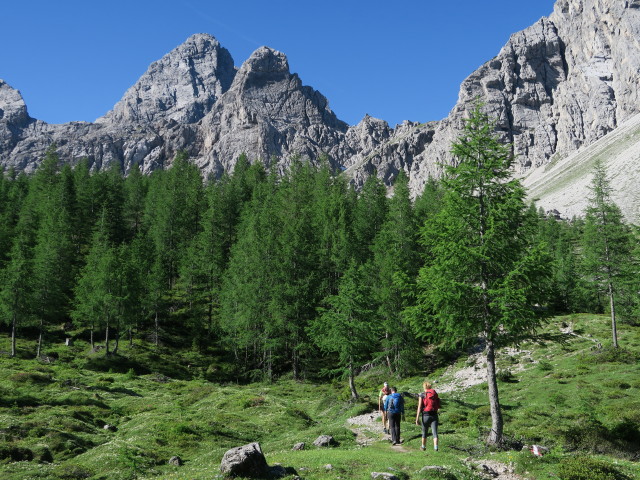 Josef, Irene, Werner und Evelyn zwischen Insteinh&uuml;tte und Marcherstein