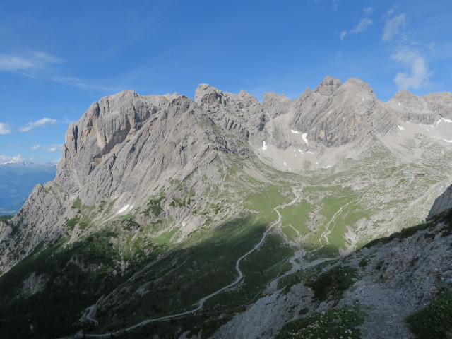 Laserzwand und Gro&szlig;e Sandspitze