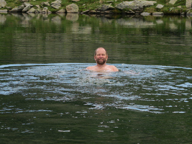 Helmut in den Neualplseen, 2.438 m