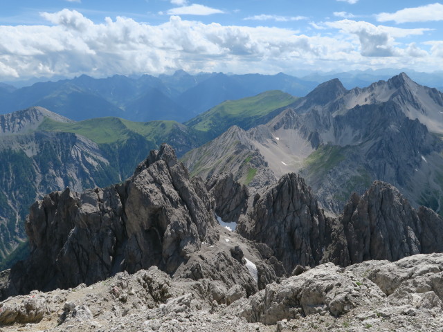 vom Hochstadel Richtung S&uuml;dwesten (9. Juli)