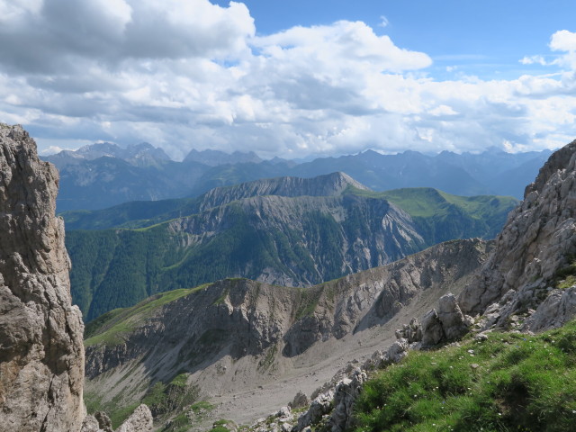 vom Rudnigweg Richtung Südosten (9. Juli)