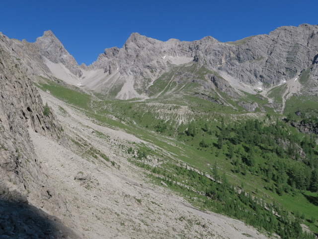 Dreit&ouml;rlweg zwischen Kuhleitent&ouml;rl und Laserzt&ouml;rl (10. Juli)