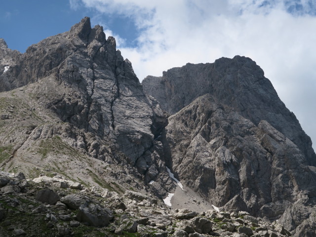 Teplitzer Spitze von der Karlsbader H&uuml;tte aus (10. Juli)