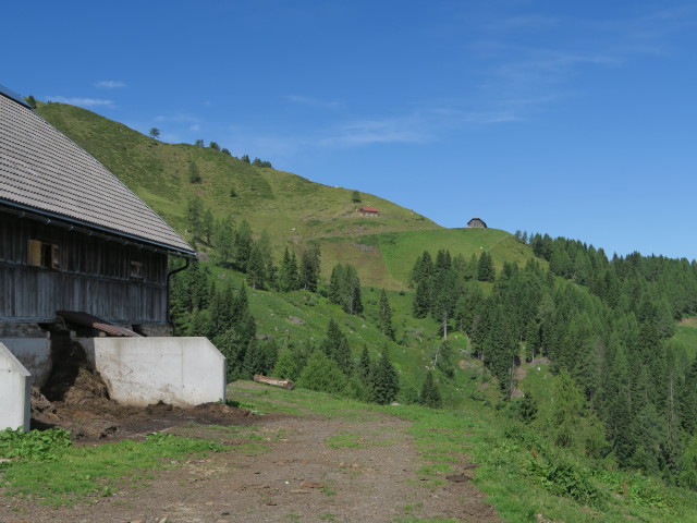 N&ouml;lblinger Alm von der Gundersheimer Alm aus (16. Juli)