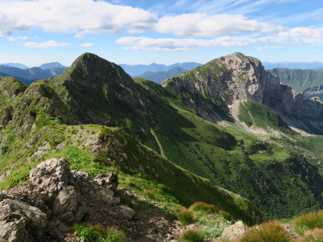 Blaustein und Hocheck vom K&ouml;derkopf aus (17. Juli)