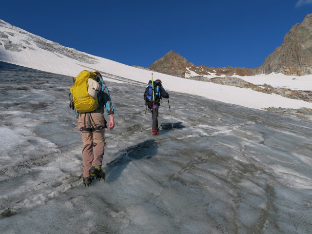 J&ouml;rg und Klaus am Alpeiner Ferner (30. Juli)