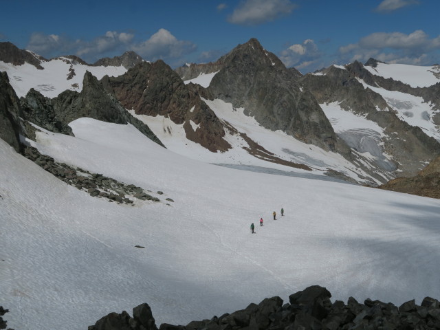 Alpeiner Ferner von der Oberen H&ouml;lltalscharte aus (30. Juli)