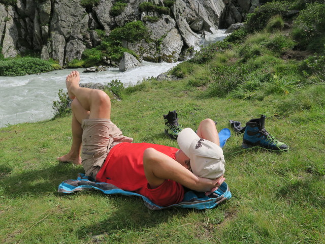 J&ouml;rg beim H&ouml;llenrachen (30. Juli)