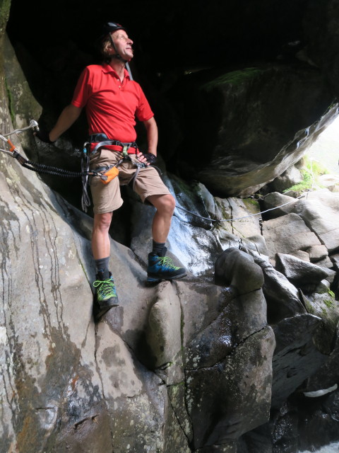 H&ouml;llenrachen-Klettersteig: J&ouml;rg (30. Juli)