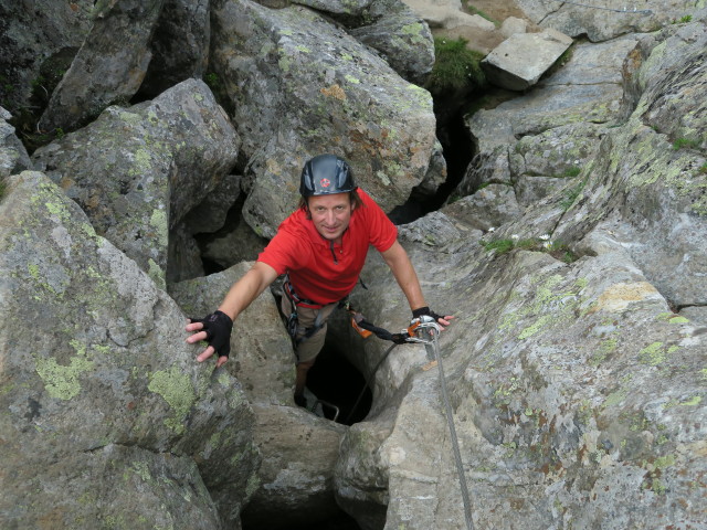 H&ouml;llenrachen-Klettersteig: J&ouml;rg (30. Juli)