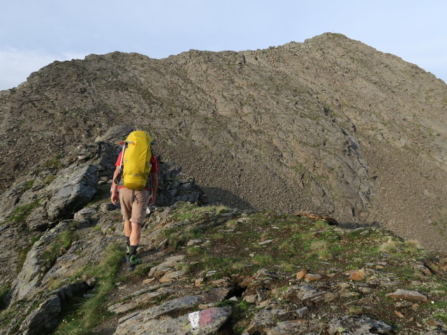 J&ouml;rg zwischen Gro&szlig;em Horntaler Joch und Schafgr&uuml;bler (31. Juli)