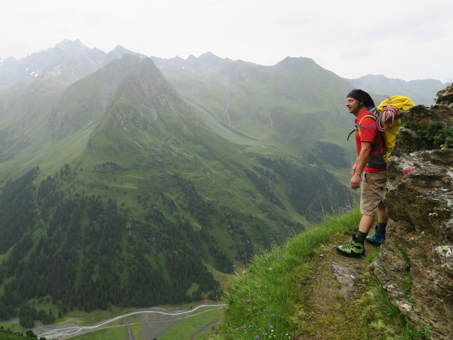J&ouml;rg am Weg 132 zwischen Gro&szlig;em Horntal und Spielgruben (31. Juli)