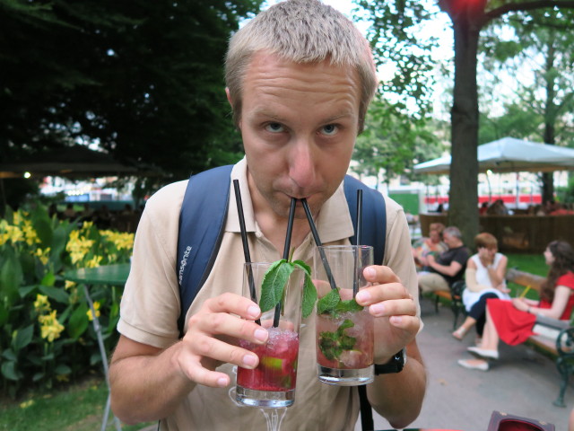 Ich beim Filmfestival (26. Juli)