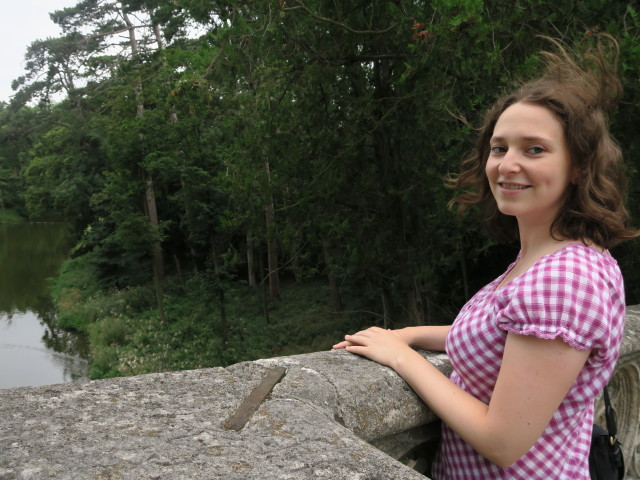 Sabine auf der Steinernen Br&uuml;cke