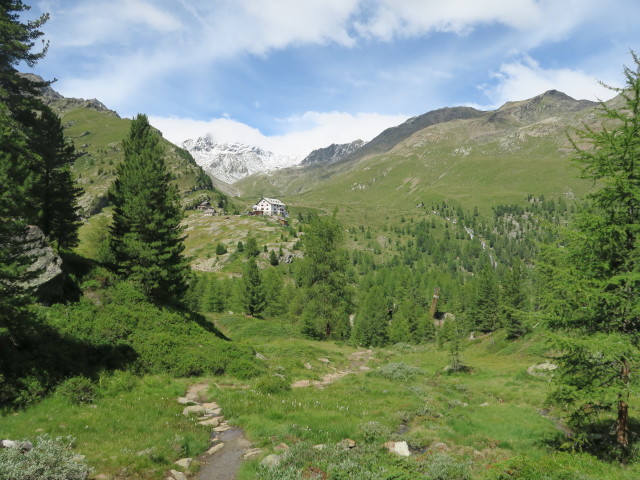 Weg 37 zwischen ehemaligem Hotel Paradiso und Schönbichl (6. Aug.)