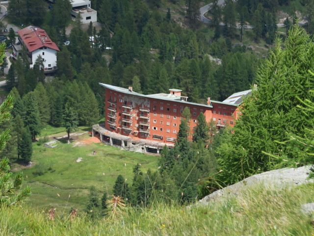 ehemaliges Hotel Paradiso, 2.088 m (6. Aug.)