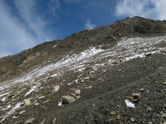 Weg 31 zwischen Schönbichl und Vorderem Rotspitz (6. Aug.)