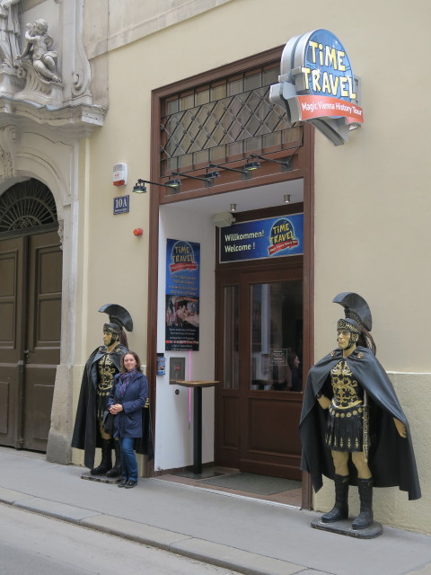 Sabine beim Time Travel