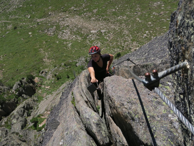 Fernau-Klettersteig: Miriam (13. Aug.)