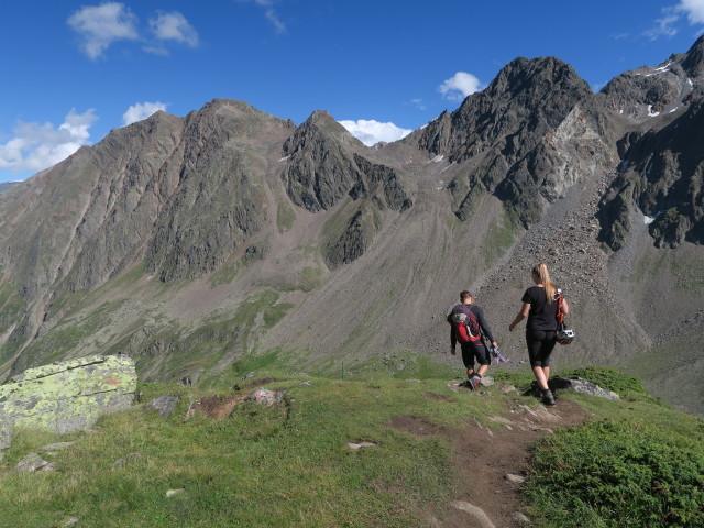 Christoph und Miriam zwischen Egesensee und Dresdner H&uuml;tte (13. Aug.)