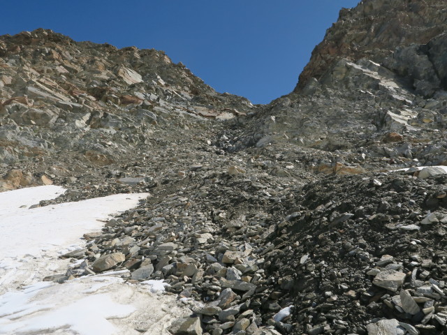 zwischen Daunjoch und Sulztalferner (14. Aug.)