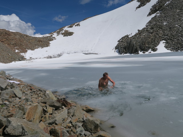 Ich im Wütenkarsee (14. Aug.)