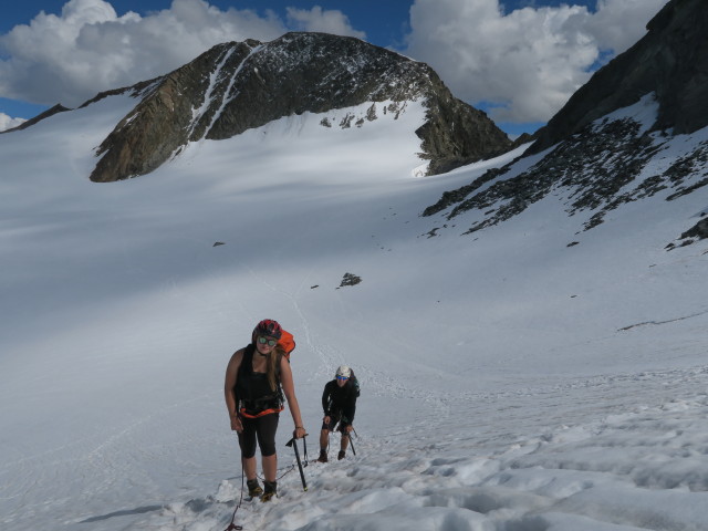Miriam und Christoph am Wütenkarferner (14. Aug.)