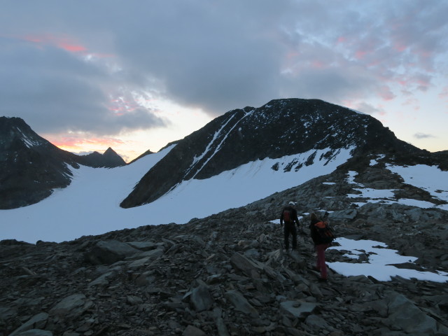 Christoph und Miriam zwischen Hochstubaih&uuml;tte und W&uuml;tenkarferner (15. Aug.)