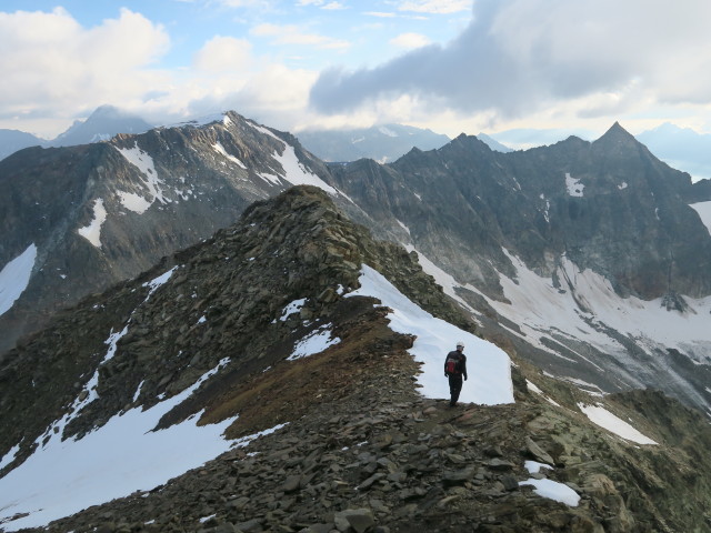 Christoph zwischen Warenkarseitenspitze und W&uuml;tenkarferner (15. Aug.)
