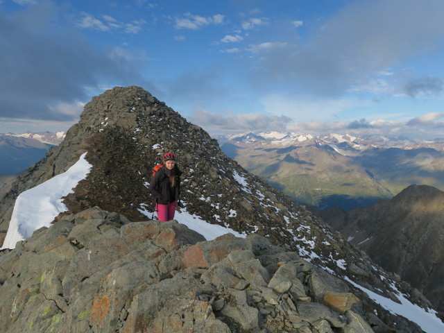 Miriam zwischen Warenkarseitenspitze und W&uuml;tenkarferner (15. Aug.)