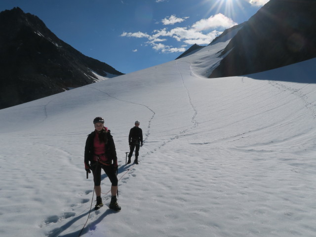 Miriam und Christoph am W&uuml;tenkarferner (15. Aug.)