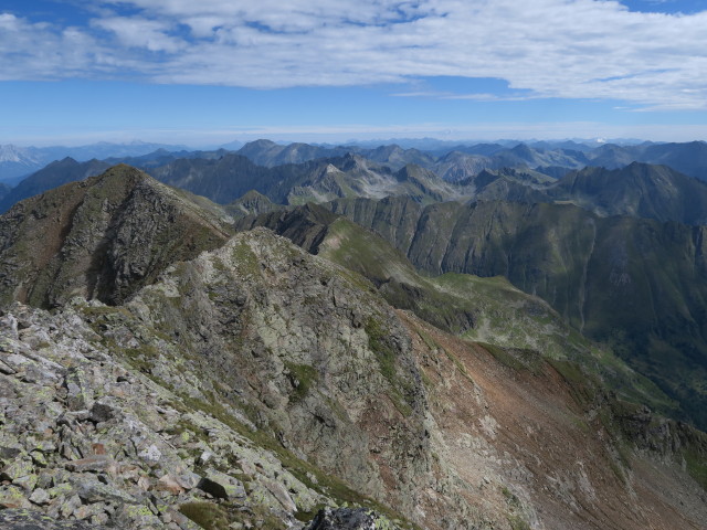 vom Roteck aus Richtung Nordosten (20. Aug.)