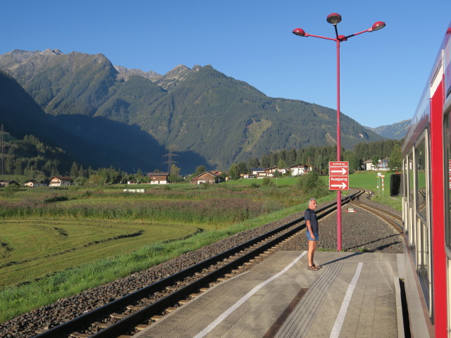 Bahnhof Neukirchen am Großvenediger, 834 m (26. Aug.)