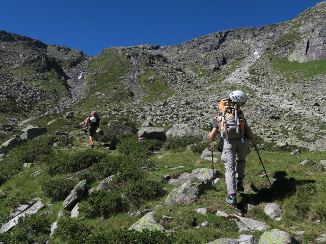 Gudrun und Christoph zwischen Windbachtal und Eissee (26. Aug.)