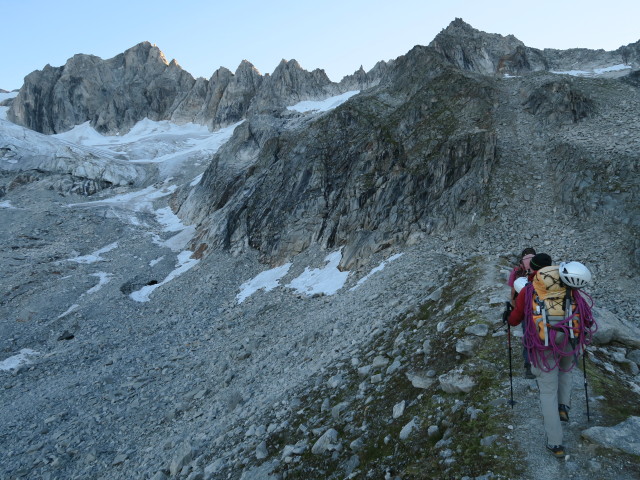 Gudrun und Christoph zwischen Kuchelmooskar und Kuchelmooskees (27. Aug.)