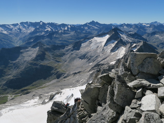von der Reichenspitze Richtung S&uuml;dosten (27. Aug.)