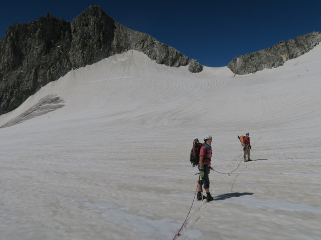 Gudrun und Christoph am Kuchelmooskees (27. Aug.)